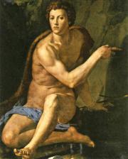Keresztelő Szent János (Galleria Borghese) – Bronzino (Agnolo di Cosimo di Mariano)